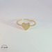 14KT Fancy Heart Ring