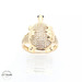 14KT Turtle Animal Ring Yellow Gold, Size 8.5