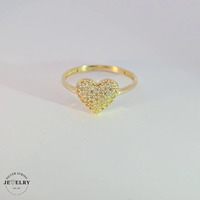  14KT Fancy Heart Ring