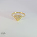  14KT Fancy Heart Ring