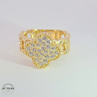  14KT Clover Ring