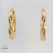 14KT Twisted Hoops