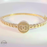 Fancy Bangle 14KT Yellow Gold
