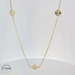  14KT Cable Link Clover Necklace