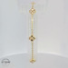  14KT Cable Link Clover Bracelet