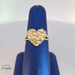 14KT Fancy Heart Ring