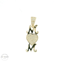  14k Mom Pendant 