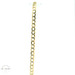 14k Two Tone 4mm Curb Link Anklet 