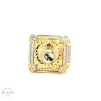 14k Real Madrid Signet Ring  