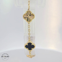 14KT Clover Bracelet 