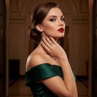  14KT Crossover & Beaded Ring Tricolor Gold, Size 7.5