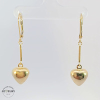 14KT Dangles Heart Shape
