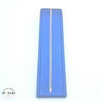  14KT Curb Link Bracelet Two Tone 8 Inches