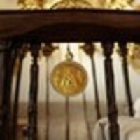  14kt Caridad del Cobre Medal Pendant