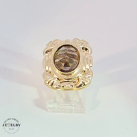 Smoky Topaz Ring 14kt Yellow Gold