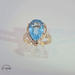 Aquamarine Ring 14KT Yellow Gold