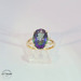  Mystic Topaz Ring 14KT Yellow Gold 