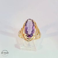 Amethyst Ring 10KT Yellow Gold