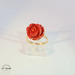 Coral Gemstone Ring 14KT