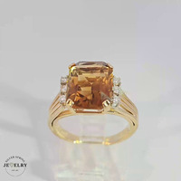 Citrine Ring 14KT Yellow Gold