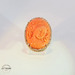 Coral Gemstone Ring 14KT