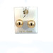 14K Yellow Gold 10MM Round Ball Stud Earrings
