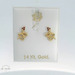 14k Yellow Gold 9.5mm Snake Stud Earrings with Red CZ with Push Back