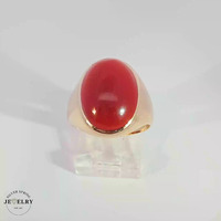 Agate Ring 18KT Yellow Gold