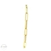 14k 4mm Paper Clip Bracelet