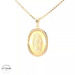 14KT Lady of Guadalupe Yellow Gold, 15mm, (CHAIN IS NOT INCLUDED)