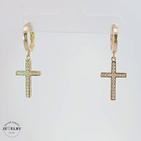 Cross Dangle 14KT Yellow Gold