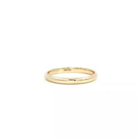10k Yellow Gold 2mm Comfort Fit Plain Band Size 7 