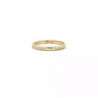 10k Yellow Gold 2mm Comfort Fit Plain Band Size 8