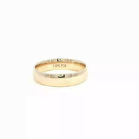10k Yellow Gold 5mm Comfort Fit Plain Band Size 11