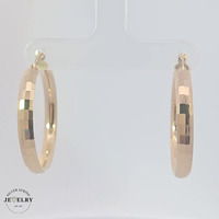 Hoops 14KT Yellow Gold Diameter 1.25"