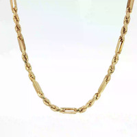 14K Yellow Gold Rope Chain Lobster Clasp 20in 18.7gm