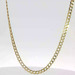 14K Yellow Gold Curb Link Chain Lobster Clasp 20in 7.4gm