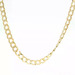 14K Yellow Gold Curb Link Chain 22in. 13.5gm