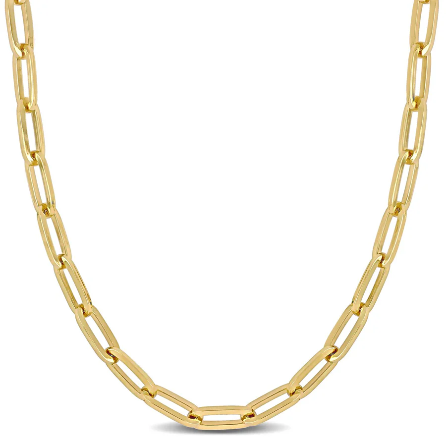 14KT Yellow Gold Paper Clip Chain