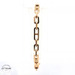  14KT Yellow Gold Supra Link Hollow Bracelet