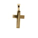  Classic 14k Yellow Gold Cross Pendant