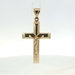 14k Yellow Gold Crucifix Pendant
