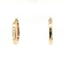  14k Geometric Hoop Earring