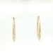  14k Oval Hoop Earring