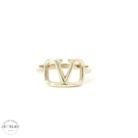 14k Yellow Gold "V" Ring 