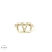 14k Yellow Gold "V" Ring 