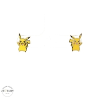 14k Pikachu Stud Earrings