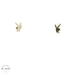 14k Yellow Gold Playboy Bunny Stud Earrings