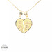 14KT Breakable Heart Pendant Yellow Gold (CHAIN IS NOT INCLUDED)