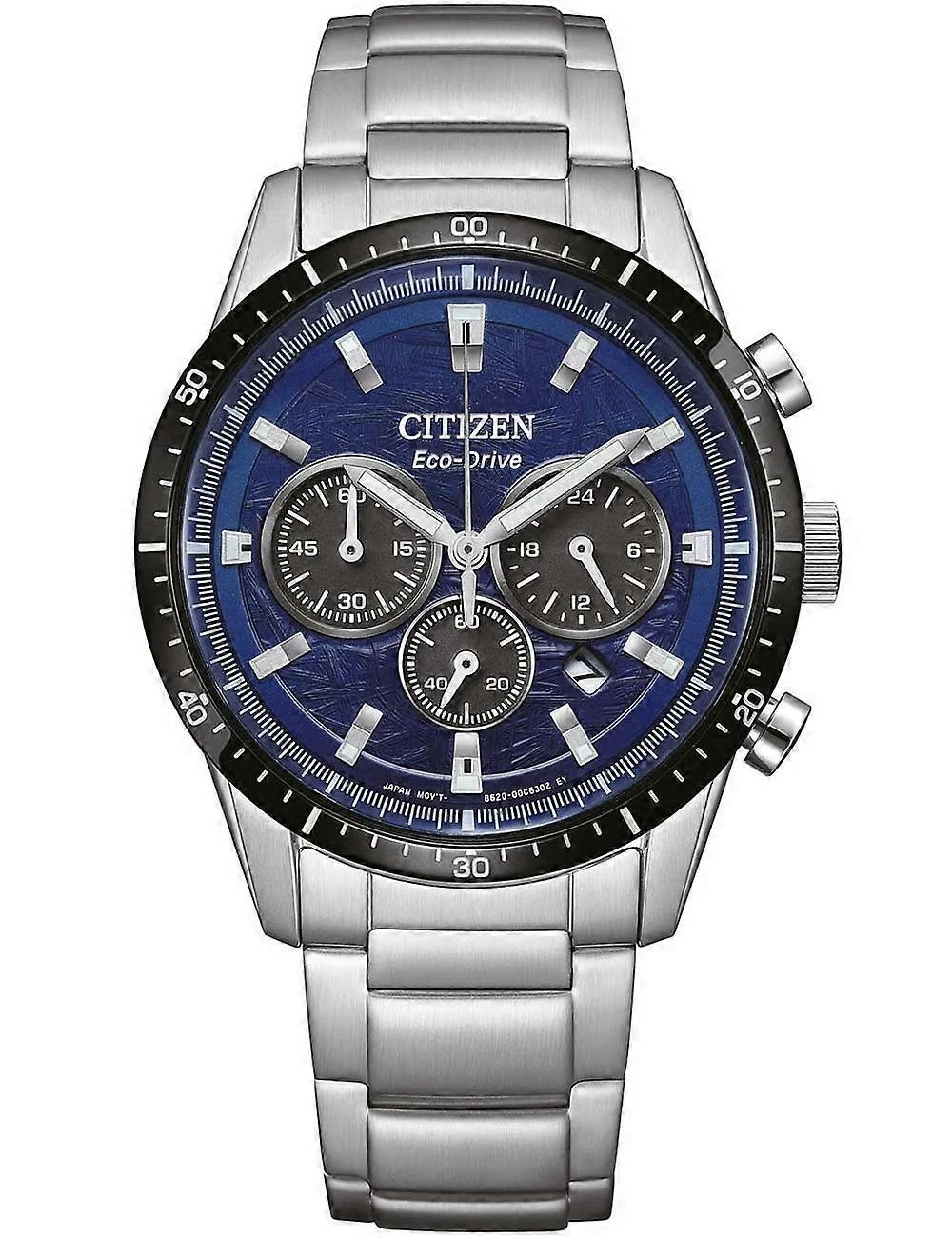 Citizen CA4624-56L Sport Eco-Drive Chronograph – Stainless Steel Blue Dial